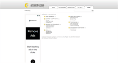 Desktop Screenshot of amselbentag.de